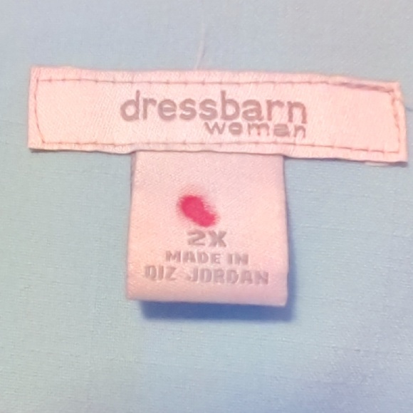 Beautiful Dressbarn Spring Blue Blazer Relaxed Fit Jacket, 2X, NWT - Picture 2 of 11